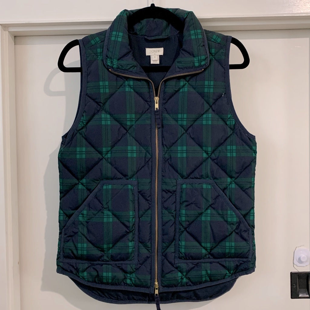 J. Crew Tartan Vest